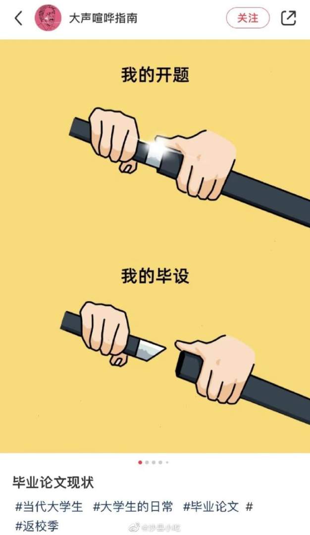 当今大学生毕业论文现状,哈哈哈简直太真实了。